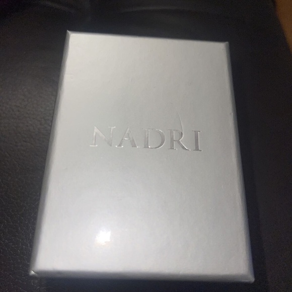 Nadri Silver Rhinestone accent 16” Heart Necklace - Picture 3 of 5